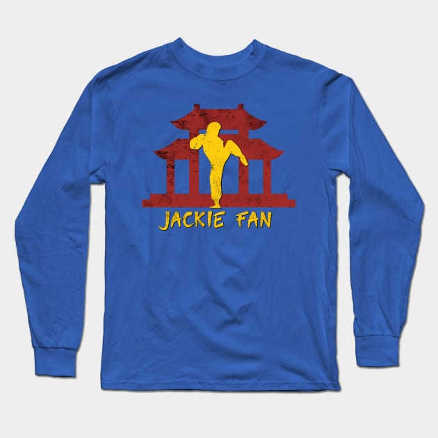 JACKIE CHAN FAN Long Sleeve T-Shirt by ANY GIVEN FILM